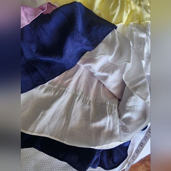 IDEM DITTO babydoll tiered strappy colorblock dress new without tags - Picture 6 of 10